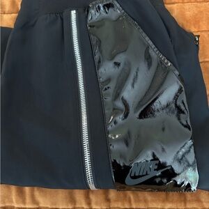 Nike Black Pants with Glossy Accent